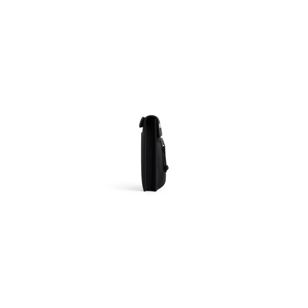 Men's Explorer Small Pouch With Strap in Black