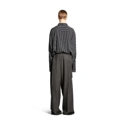 Men's Fluid Shirt in Black/white