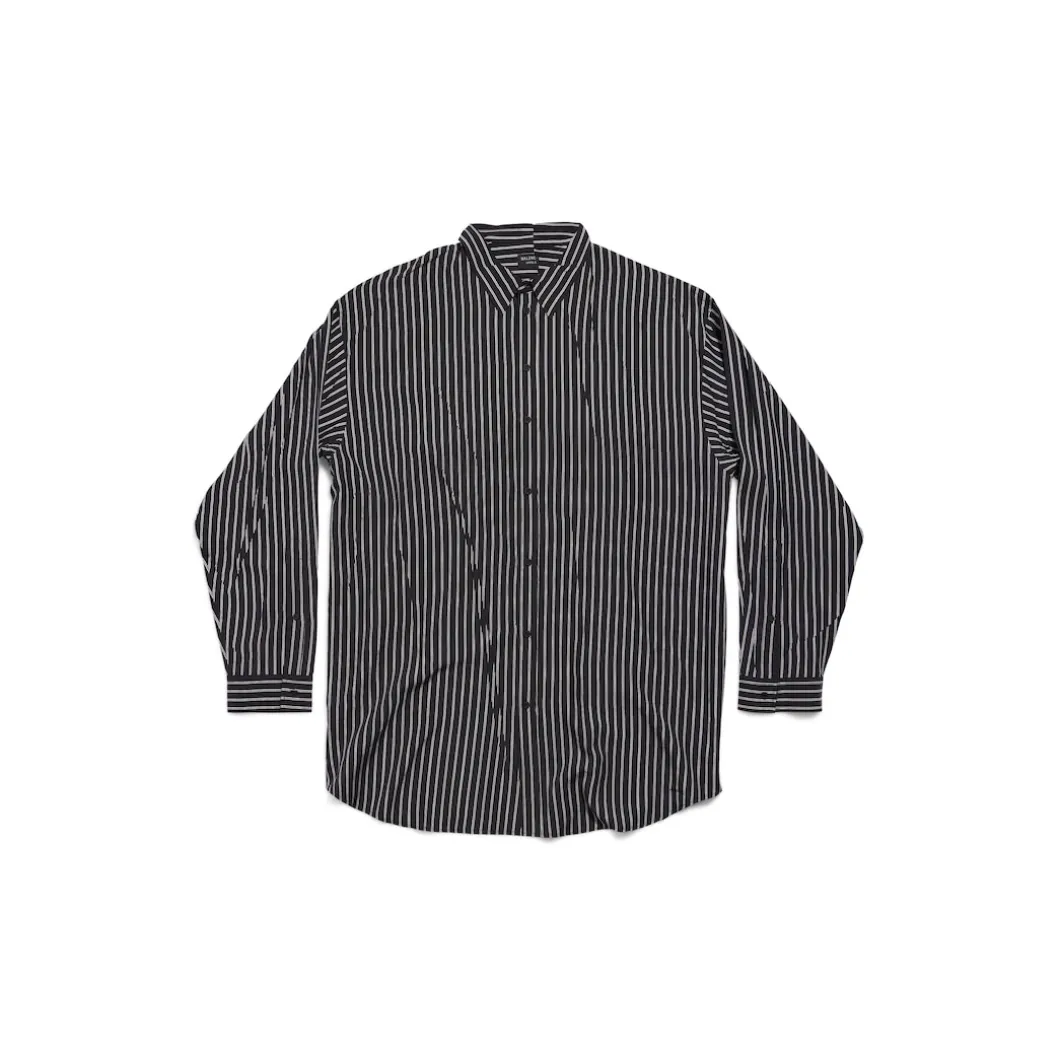 Men's Fluid Shirt in Black/white