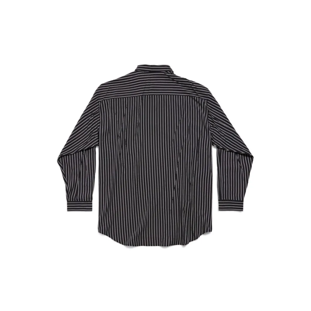 Men's Fluid Shirt in Black/white