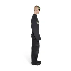 Men's Large Cargo Pants in Black