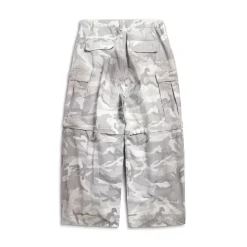 Men's Large Cargo Pants in Light Grey