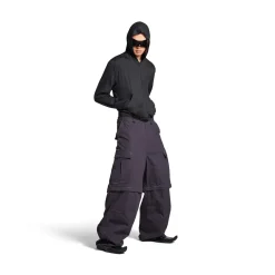 Men's Large Cargo Pants in Dark Blue