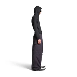 Men's Large Cargo Pants in Dark Blue