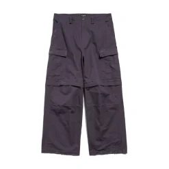 Men's Large Cargo Pants in Dark Blue