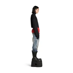 Men's Layered Jeans in Black