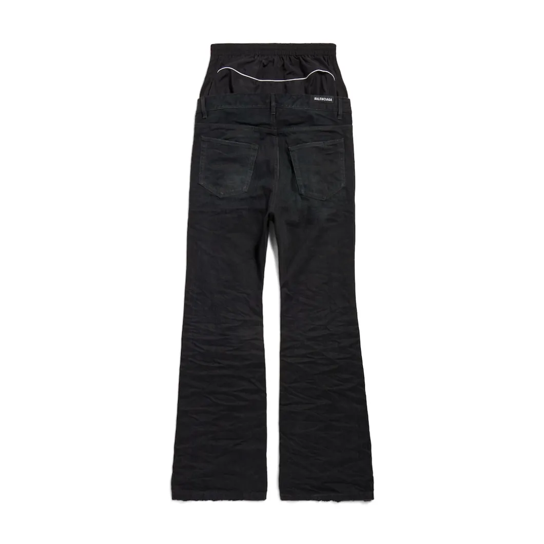 Men's Layered Jeans in Multicolored