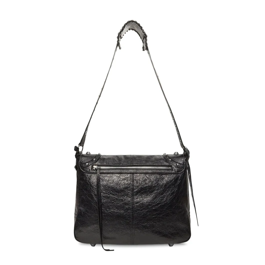 Men's Le Cagole Medium Messenger Bag in Black