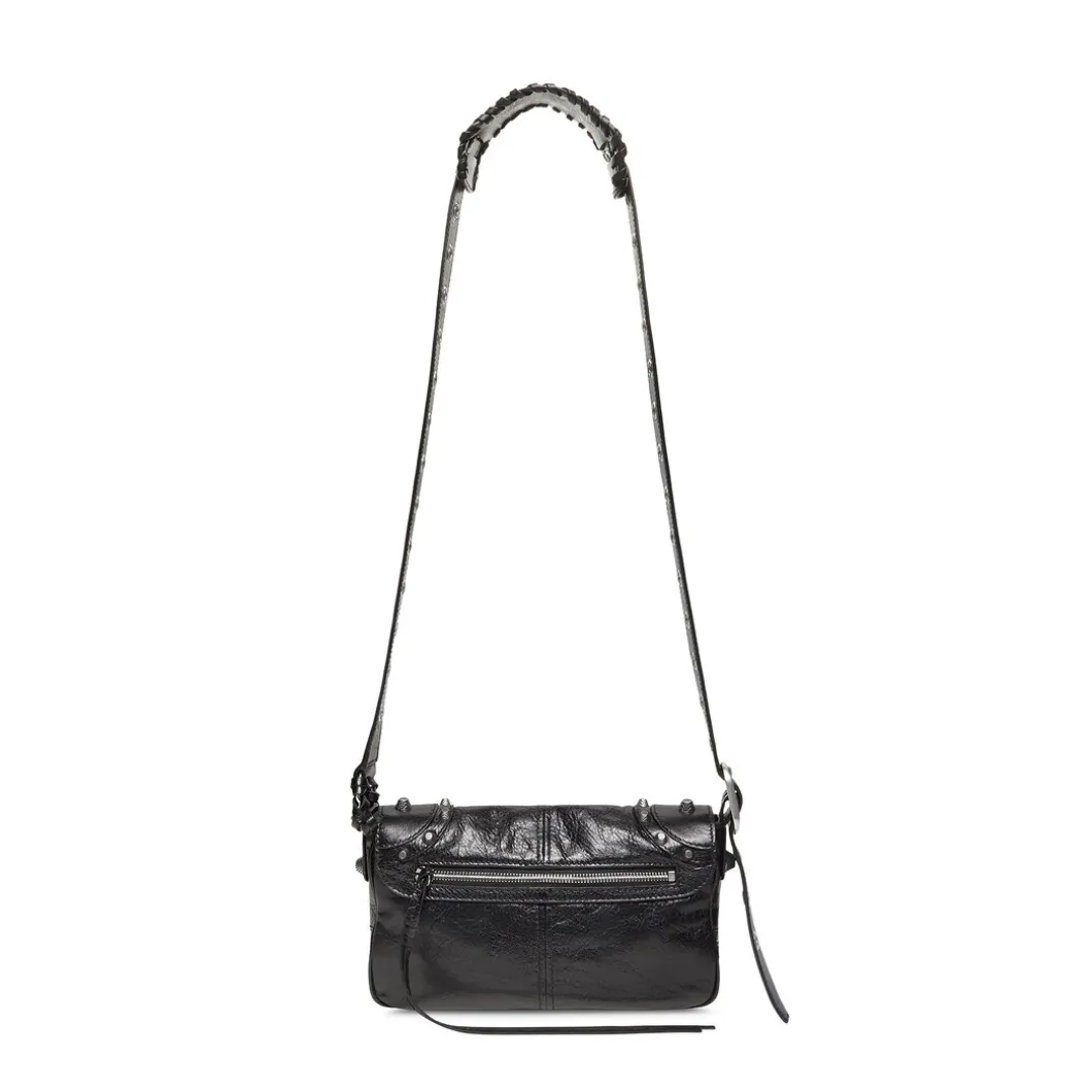 Men's Le Cagole Xs Flap Bag in Black