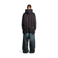 Men's Loop Sports Icon Hoodie Medium Fit in Black