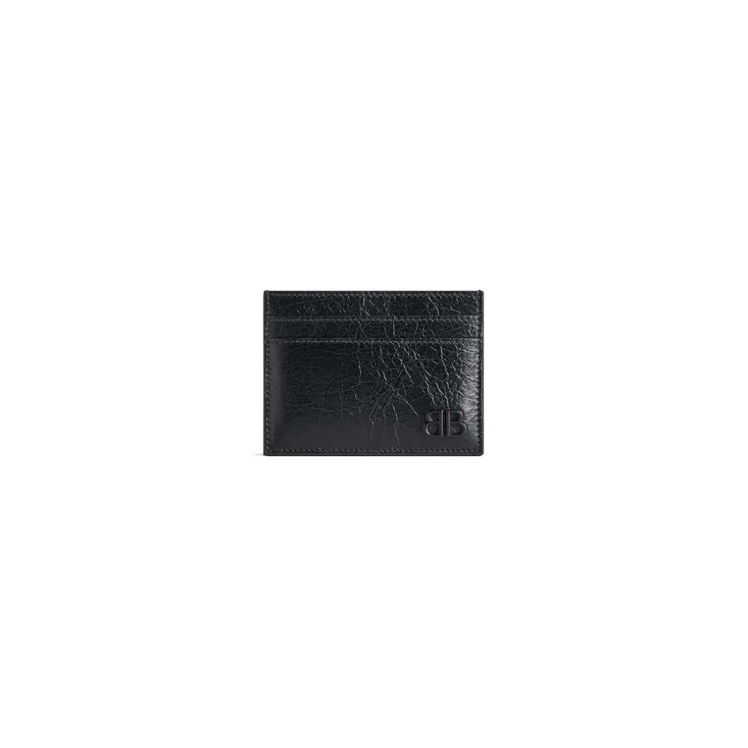 Men's Monaco Card Holder in Black