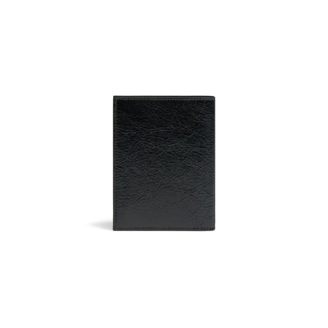Men's Monaco Vertical Bifold Wallet in Black