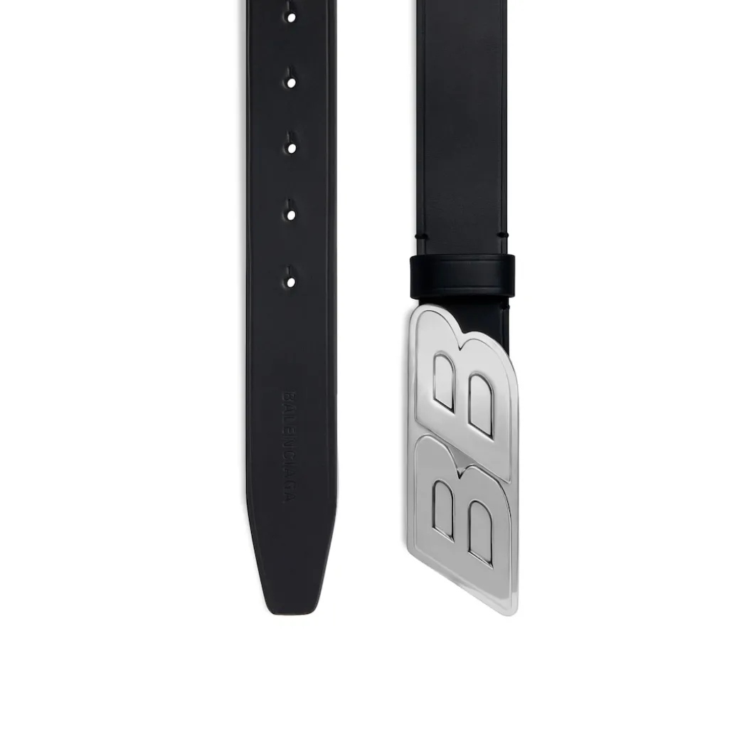 Men's Moto Logo Belt in Black