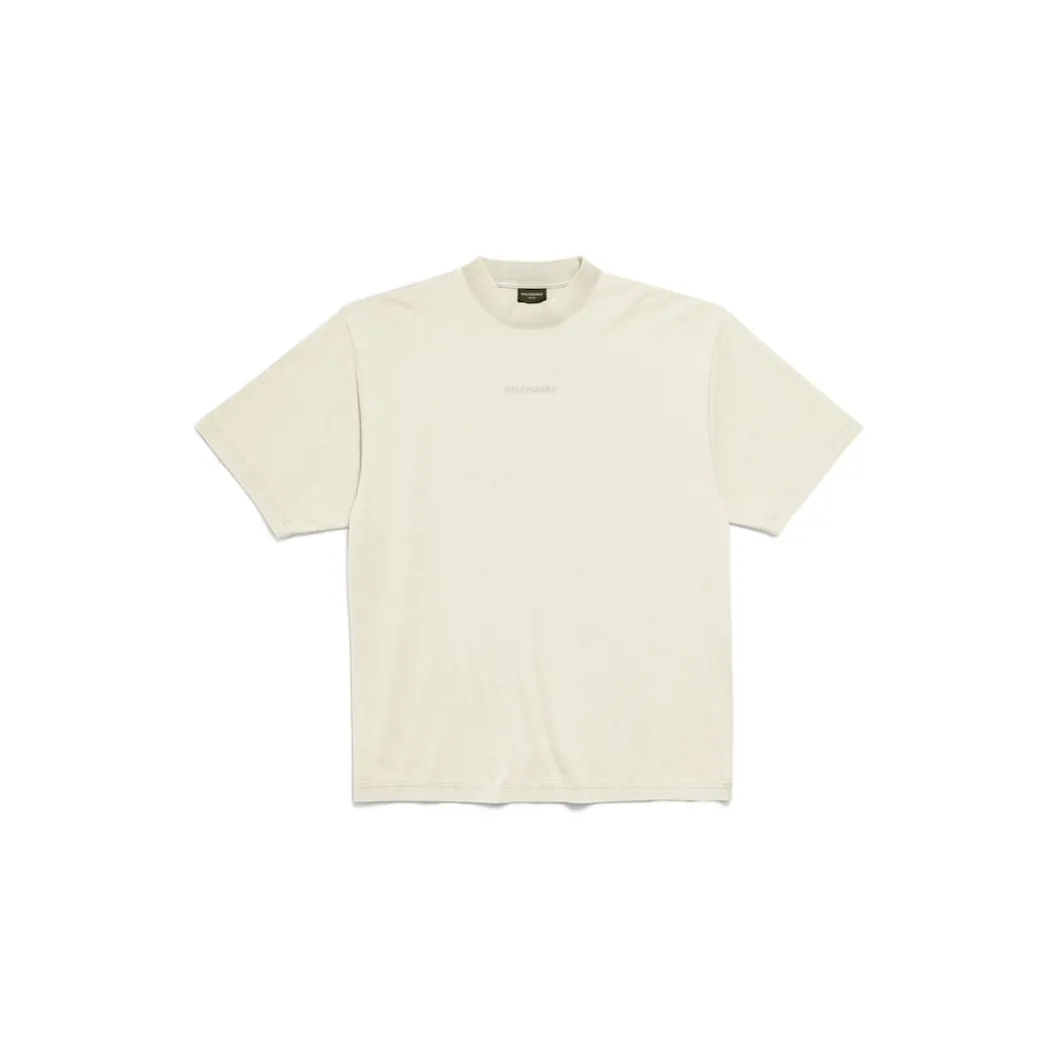 Men's New Balenciaga Back T-shirt Medium Fit in Grey