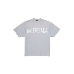 Men's New Tape Type Tr T-shirt Medium Fit in Grey