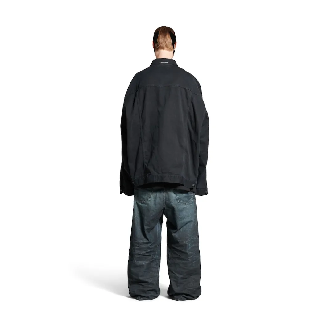 Men's Oversized Jacket in Black