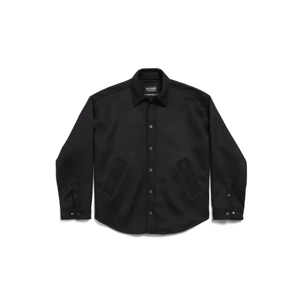 Men's Padded Shirt in Black