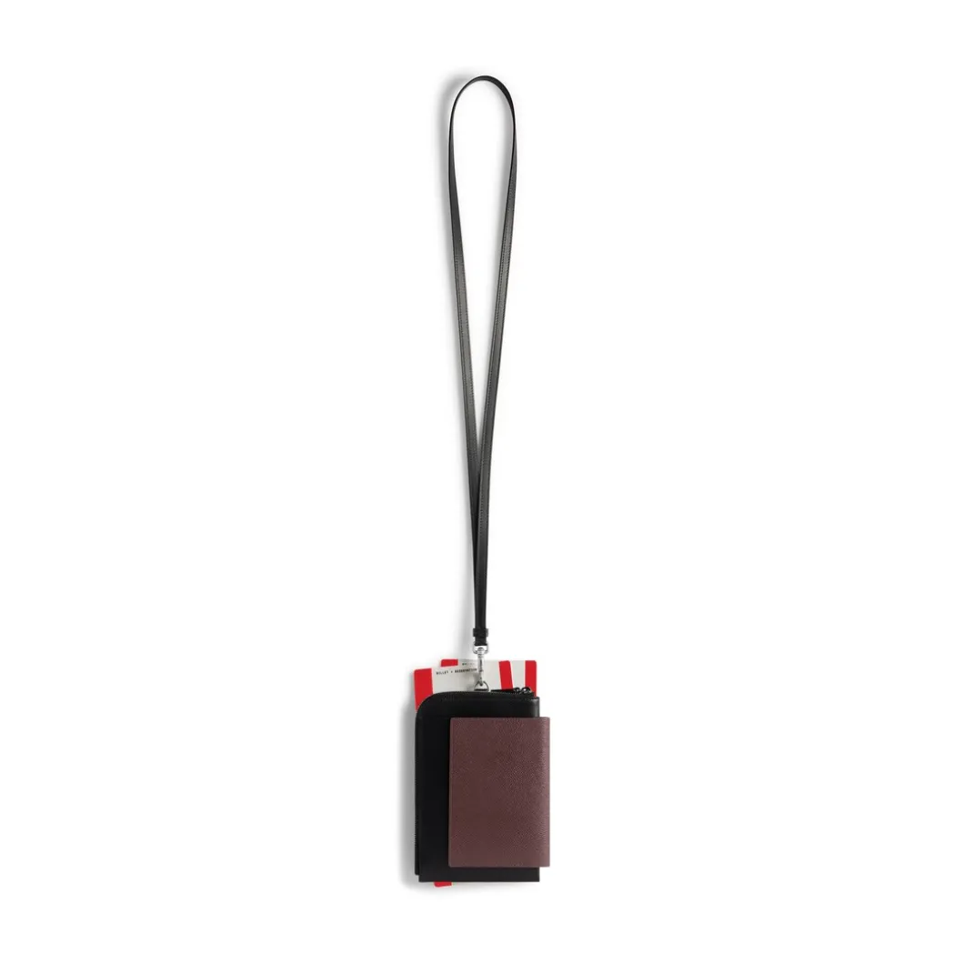 Men's Passport Phone Holder in Burgundy