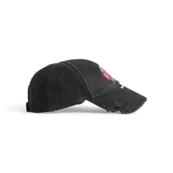 Men's Planet Earth Cap in Black