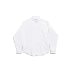 Men's Political Stencil Shirt Large Fit in White