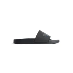 Men's Pool Slide Sandal  in Black