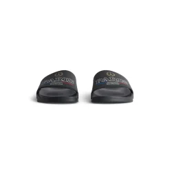 Men's Pool Slide Sandal  in Black
