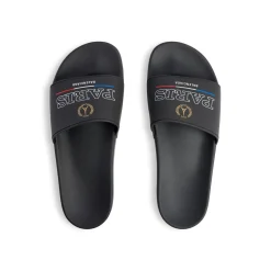 Men's Pool Slide Sandal  in Black