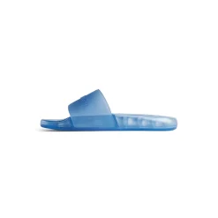 Men's Pool Transparent Slide Sandal in Blue