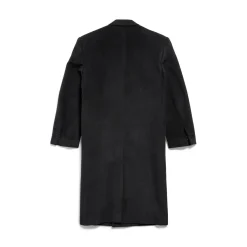 Men's Regular Fit Coat in Black