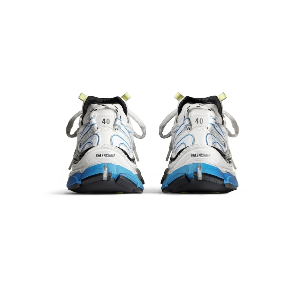 Men's Runner 2.0 Sneaker in White/yellow/blue