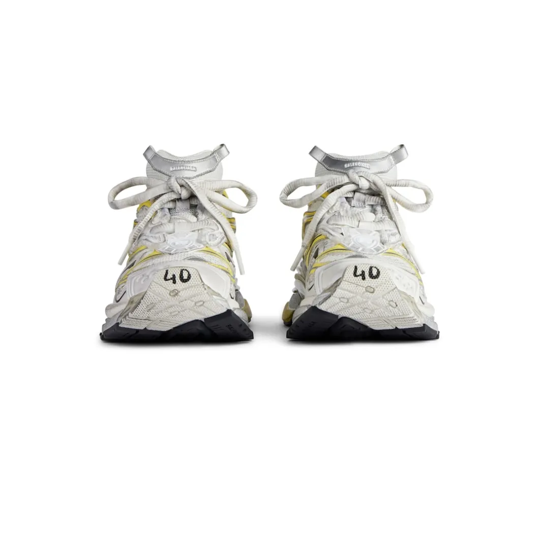 Men's Runner 2.0 Sneaker in White/yellow/black
