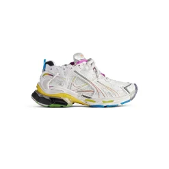 Men's Runner Gradient Sneaker  in White/multicolored