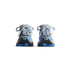Men's Runner Sneaker in Blue/white/grey