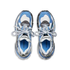 Men's Runner Sneaker in Blue/white/grey