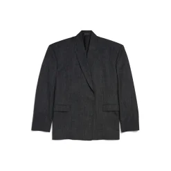 Men's Seamless Tailored Jacket in Black/green