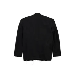 Men's Seamless Tailored Jacket in Black