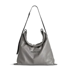 Men's Shopper Large Dust Bag Crossbody Pouch in Grey