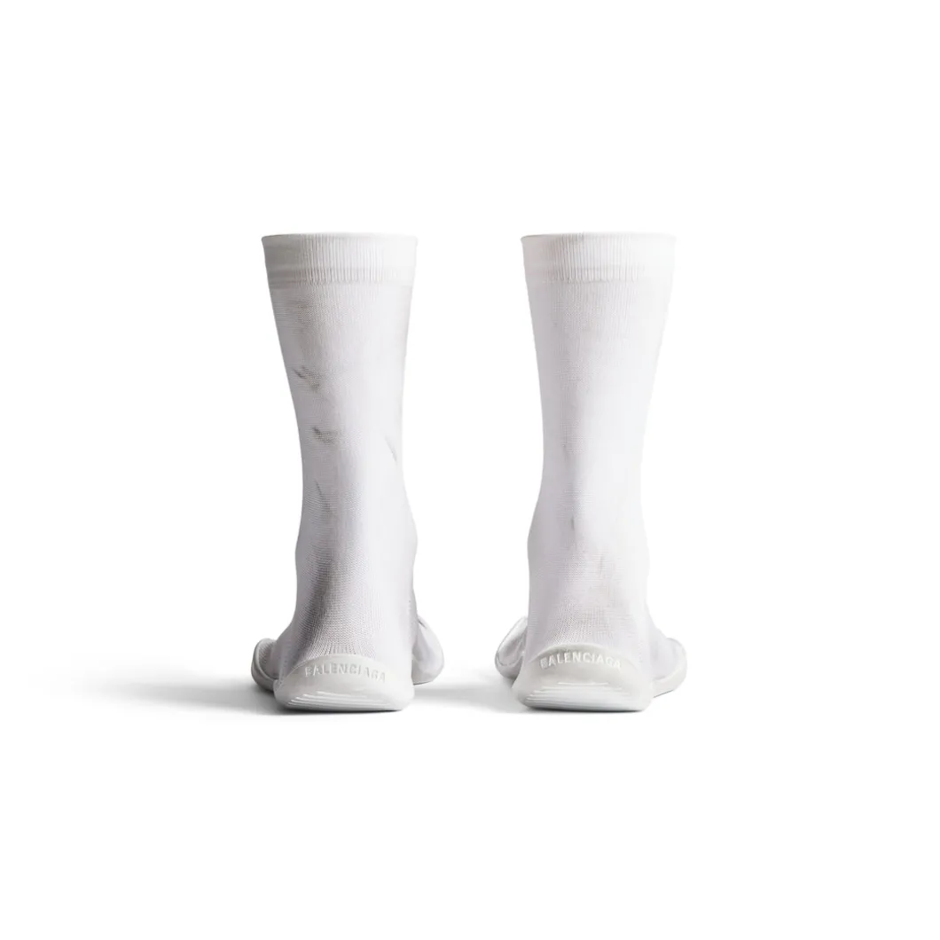 Men's Sock Sneaker in White