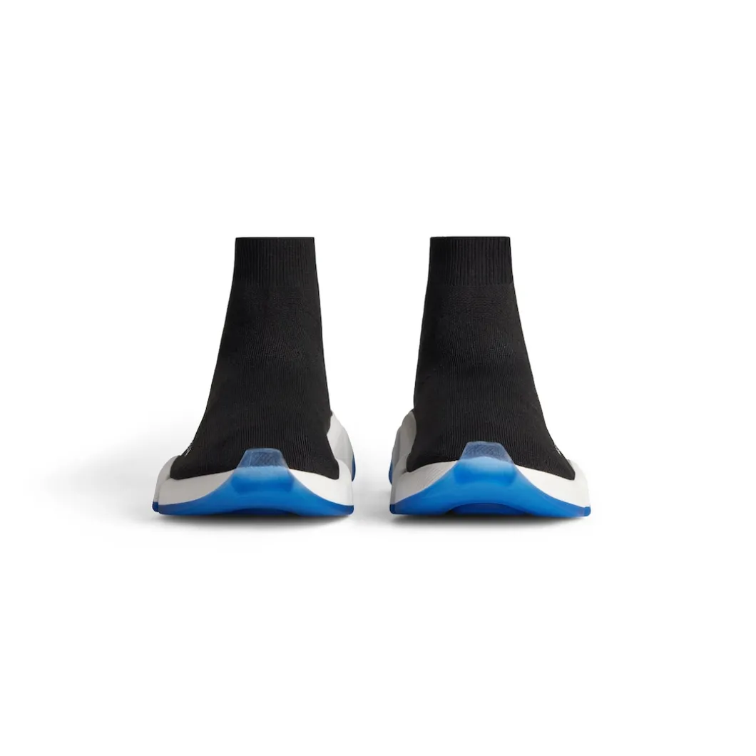 Men's Speed 2.0 Clear Sole Recycled Knit Sneaker in Black