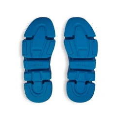 Men's Speed 2.0 Full Clear Sole Recycled Knit Sneaker in Black/blue