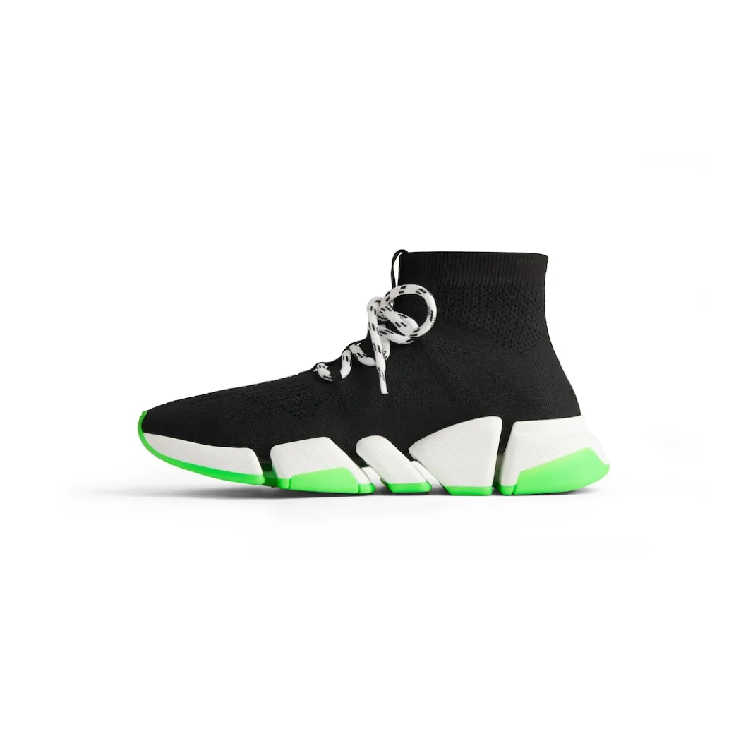 Men's Speed 2.0 Lace-up Recycled Knit Sneaker in Black