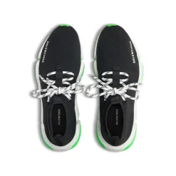Men's Speed 2.0 Lace-up Recycled Knit Sneaker in Black
