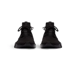 Men's Speed Lace-up Recycled Knit Sneaker in Black
