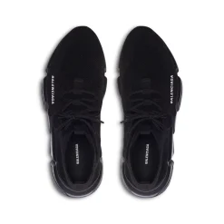Men's Speed Lace-up Recycled Knit Sneaker in Black