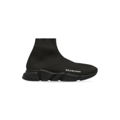 Men's Speed Recycled Knit Sneaker in Black
