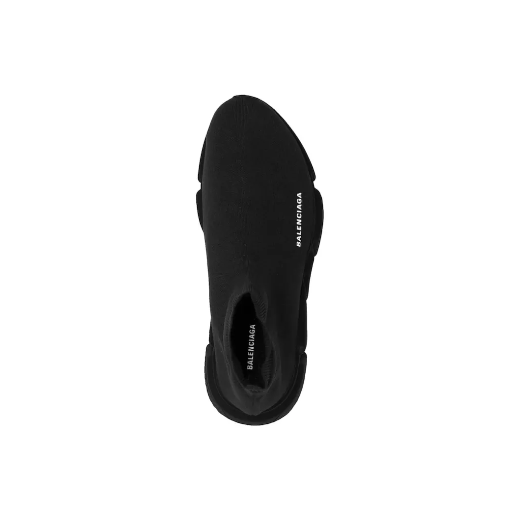 Men's Speed Recycled Knit Sneaker in Black