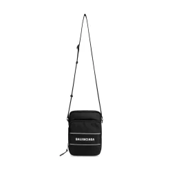 Men's Sport Small Messenger Bag in Black/white