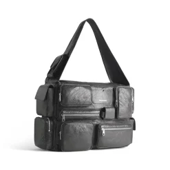 Men's Superbusy Large Sling Bag in Dark Grey