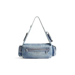 Men's Superbusy Small Sling Bag Denim in Blue