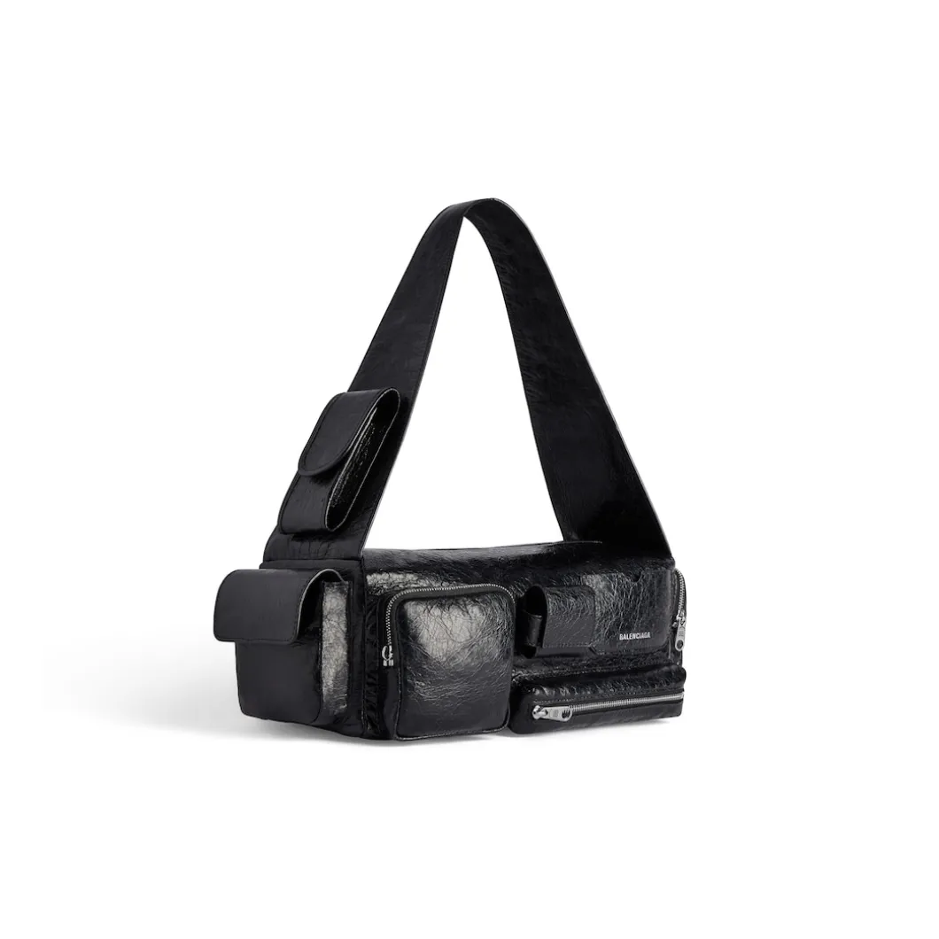 Men's Superbusy Small Sling Bag in Black